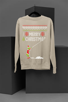 UGLY Grinch Merry Christmas | Whimsical Holiday Cheer | Festive 70s Nost