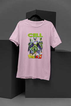 Cell Unleashed Power T-shirt | Dragon Ball Z Anime Tee | Villain Saga Shirt | Sai