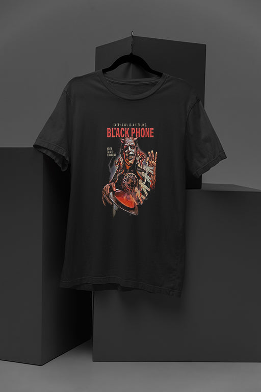 Horror The Black Phone | Creepy Halloween T-Shirt | Scary Movie Fan Gift | Spooky Film Tee | Vintage Horror Shirt | Halloween