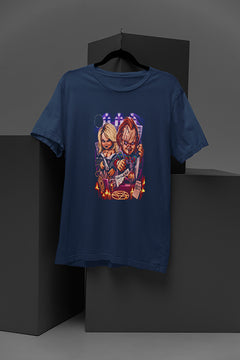 "Horror Bride of Chucky | Scary Vintage Graphic Tee | Halloween Costume Gift"