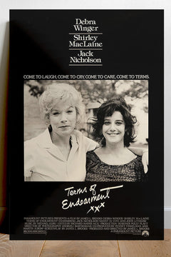 Terms of Endearment Shirley MacLaine & Debra Winger Glossy Movie Poster | Vintage Film Art | Classic Cinema Wall Decor | 80s Movie Print | Hollywood Retro Style