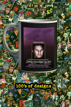 Dances with Wolves 11oz Mug featuring Kevin Costner | Film Memorabilia Ethnic Design