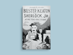 Sherlock Jr Canvas Print | Buster Keaton Film Poster Art for Home Decor | Vintage Movie Theater Wall Hanging Gem