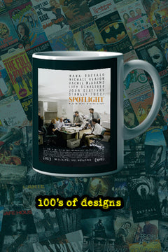 Spotlight 11oz Mug |Film Memorabilia | Spotlight Design | Lead Actor Name