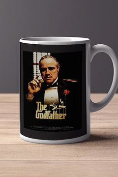 The Godfather 11oz Mug Al Pacino | Mafia Movie Collector's Gift | Film Memorabilia Design