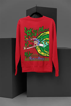 UGLY Galactic Christmas Morty Sweatshirt | Rick and Morty Fan Apparel | Christmas Ugly Design