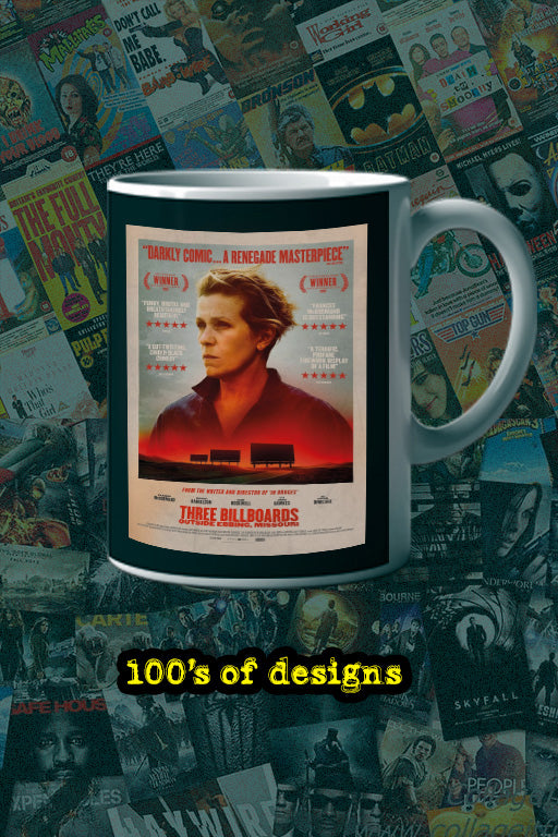 Three Billboards Outside Ebbing, Missouri 11oz Mug Frances McDormand | Film Memorabilia | Three Billboards Design