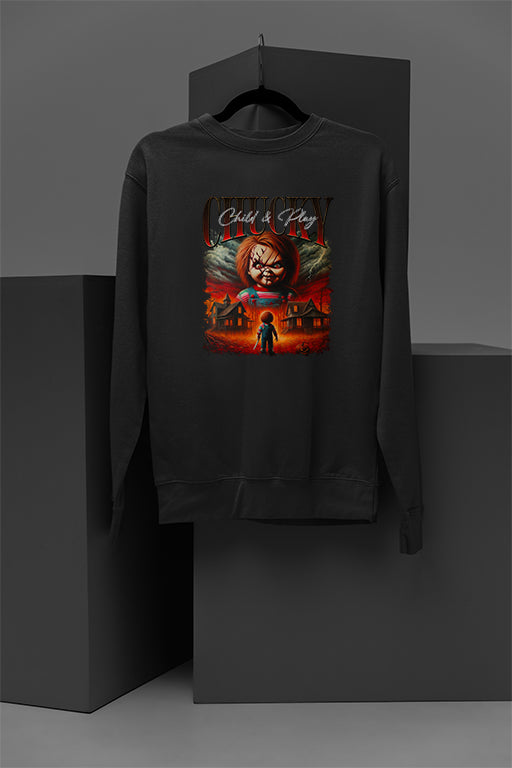 Horror | Chucky | Cozy Pullover | Warm Sweatshirt | Halloween