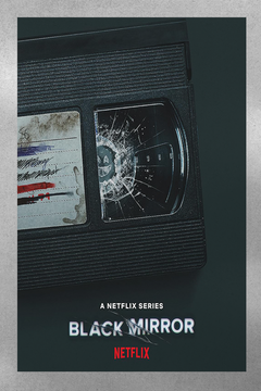 Black Mirror Anthony Mackie Premium Gloss Poster | TV Show Design Décor | Stream Black Mirror Wall Art