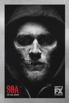 Sons of Anarchy Charlie Hunnam Gloss Poster | TV Show Man Cave Decor SOA Fans Gift