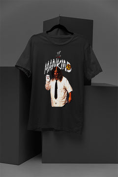 MANKIND WWE Retro Legend T-Shirt | Attitude Era Official Merch | Mick Foley Wrestling Apparel