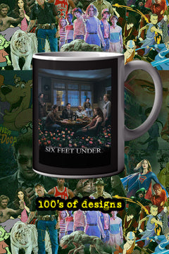 Six Feet Under 11oz Mug featuring Michael C. Hall | Peter Krause | TV Show Design