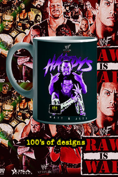 HARDY BOYS 11oz Mug | WWE Legends The Hardy Boys | Collectible Wrestling Fan Gift