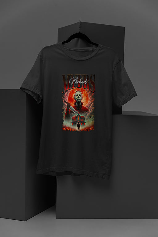 Horror Michael Myers Vintage Graphic Tee | Scary Halloween Costume Gift