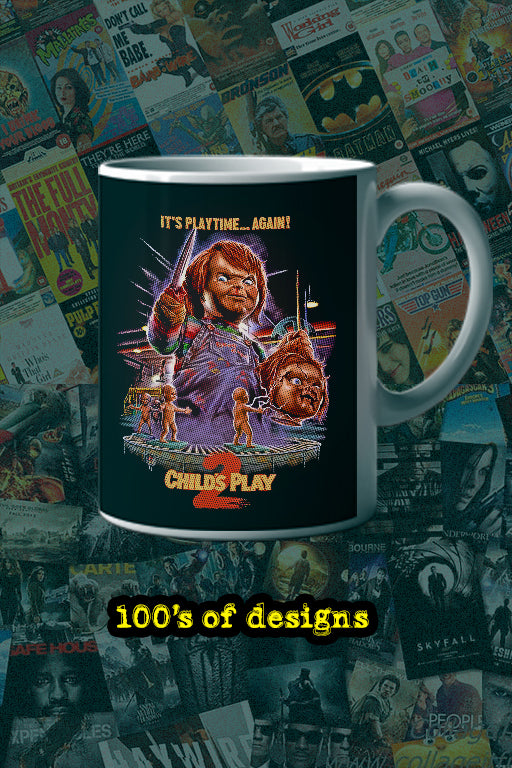 Horror Childs Play Chucky 11oz Mug | Scary Movie Ceramic Cup Merch