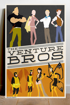 The Venture Bros Brock Samson Gloss Poster | Tv Show Art Print | Gift for Fans