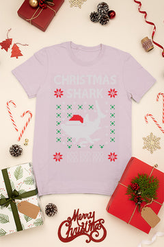 KIDS UGLY Christmas Shark | Kids Christmas Ugly Design | Festive Holiday Apparel | Trend
