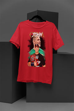 John Cena WWE Retro Champion T-Shirt | Attitude Era Legend Tee | Wrestling Superstar Fan Apparel