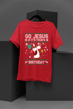 UGLY "Holy Night" Jesus Birthday Christmas T-shirt | Retro | Nativity Scene | Bethlehem |