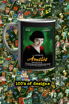 Amelie 11oz Mug featuring Audrey Tautou | Film Memorabilia Design