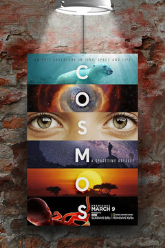 Cosmos: Neil deGrasse Tyson Gloss Poster | TV Show Cosmos Design | Astrophysics Wall Art | Science Lover Gift