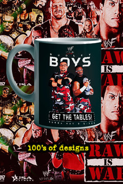 DUDLEY BOYS 11oz Mug | WWE Tag Team Champions Design