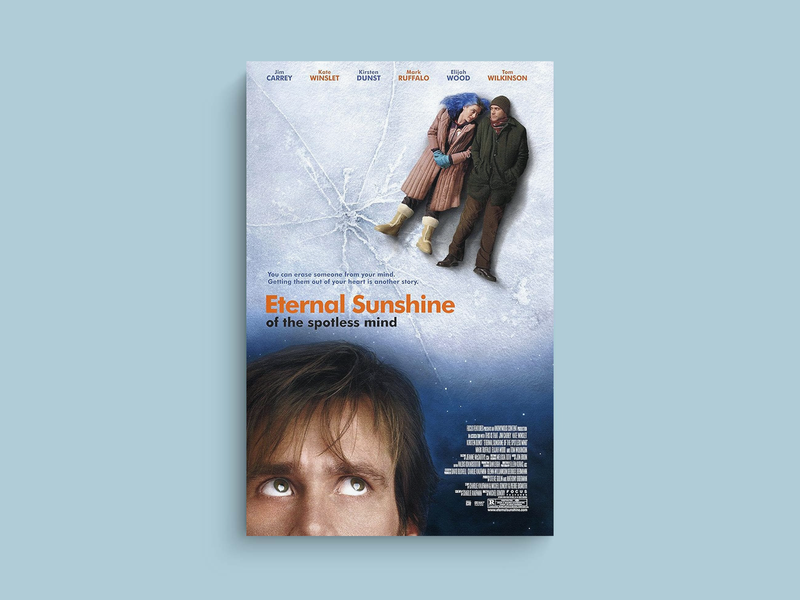 Eternal Sunshine of the Spotless Mind Canvas Print | Film Art | Jim Carrey | Kate Winslet | Movie Poster | Home Decor