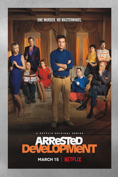 Arrested Development Jason Bateman Poster | Unique TV Show Design | Gloss Finish