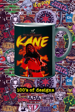 KANE 11oz Mug | Pro Wrestling Superstar KANE | WWE Icon Coffee Cup
