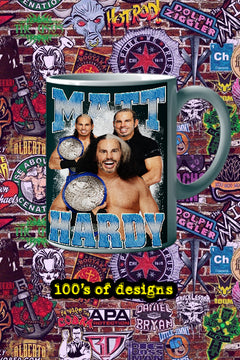 Matt Hardy 11oz Mug Pro Wrestling Image | Collectible | WWE Wrestler Design