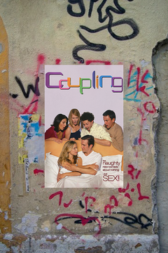 Coupling Poster Matt LeBlanc Rachel Blanchard Exclusive Design | TV Show Memorabilia Wall Art Print