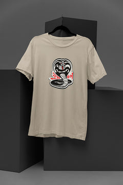 "Cobra Kai Korean Logo Inspired T-shirt | Classic 80s Style | Retro Karate Kid Att