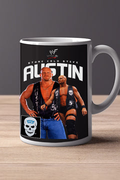 STONE COLD STEVE AUSTIN 11oz Mug Pro Wrestling | Wrestling Legend Steve Austin Mug