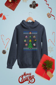 KIDS UGLY Super Mario Bros Christmas Chaos Hoodie | Retro Gaming | Festive Fun |