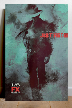 Justified Timothy Olyphant Premium Gloss Poster | Raylan Givens Design | TV Show Fan Art