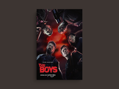 The Boys Canvas Print | Featuring Lead Actor's Name | TV Show Merchandise | Home Decor | Wall Art | Gift Idea