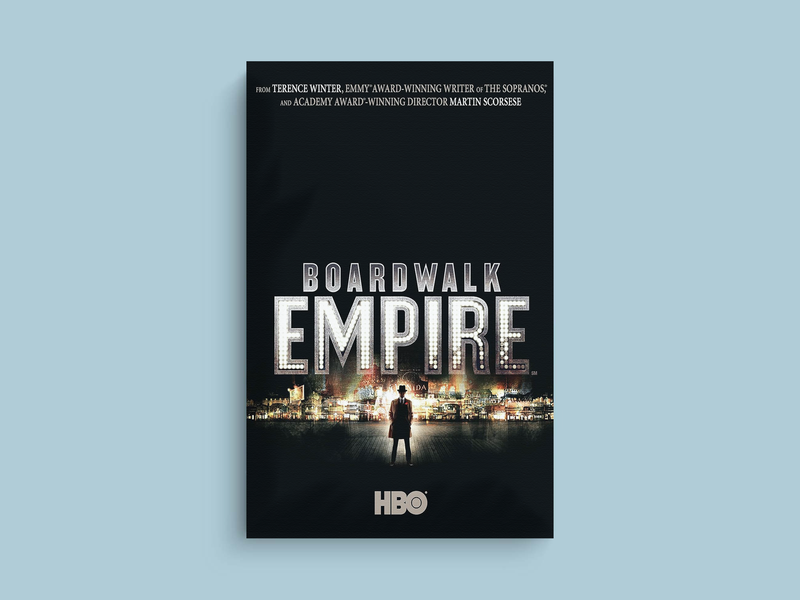 Boardwalk Empire Canvas Print featuring Steve Buscemi | Vintage TV Show Wall Art | Retro Home Decor | Gangster Drama Poster