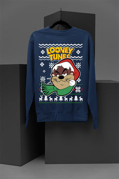 UGLY Taz Tasmanian Devil Christmas Sweatshirt | Looney Tunes | Vintage