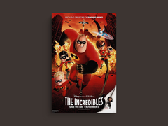 The Incredibles Canvas Print Featuring Mr. Incredible | Film Poster Art | Home Decor Vintage | Pixar Fan Gift