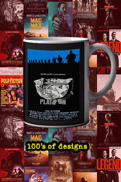 Platoon 11oz Mug | Film Memorabilia | Platoon Design | Charlie Sheen