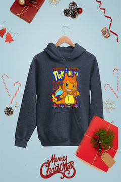 "Charmander Christmas Blast" Kids Hoodie | Pokemon Charmander Holiday