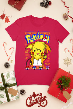 KIDS UGLY Pikachu Christmas Sweater | Pokemon Holiday Cheer | Retro Style | Kids Winter Fashion