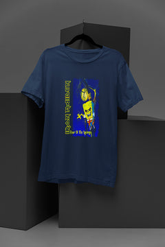 Iron Maiden Fear Of The Sponge | Iconic Band Tee Inspired by Heavy Metal Era | Vintage Rock Merchandise from Iconic Band