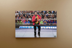 Wrestlemania 40 Canvas Print LA Knight YEAH | WWE LA Knight Poster | Wrestlemania 40 Memorabilia | Wrestling Fan Decor | LA Knight YEAH Design Canvas Art