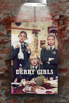 Derry Girls Nicola Coughlan Gloss Poster | TV Show Retro Design | Unique Wall Art for Fans