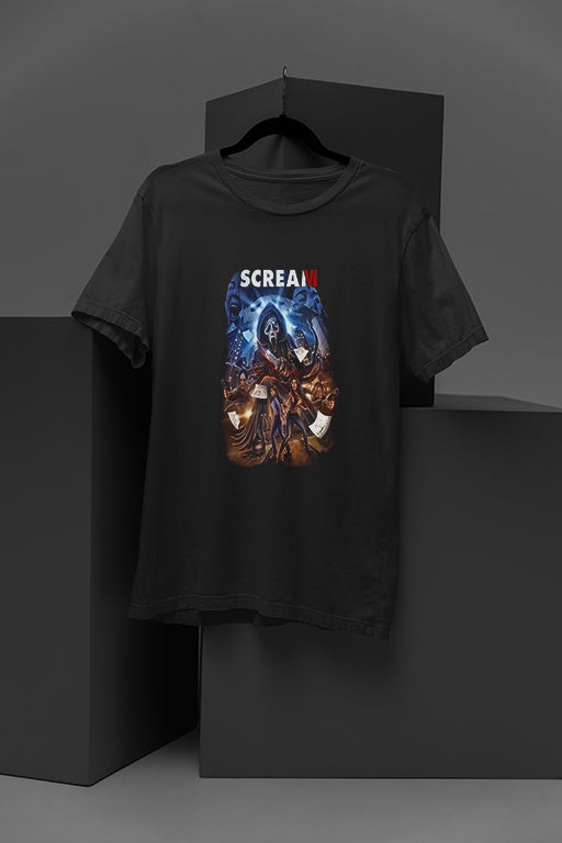 Horror Scream | Scary Movie Neon Shirt | Ghost Face Halloween