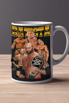 Batista 11oz Mug | Pro Wrestling | WWE Superstar Batista | Wrestling Fan Gift