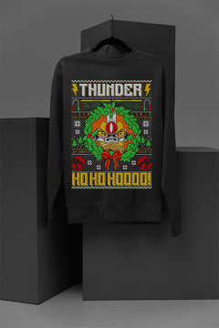 UGLY Thundercats Christmas Sweatshirt | Retro 80s Design | Santa's Favorite Thundercats Fan