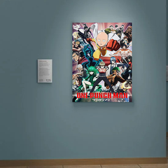 One Punch Man Canvas Print | Saitama Design | Anime Wall Art Decor | Unique Gift | Gift for Anime Lovers | One Punch Man Merchandise