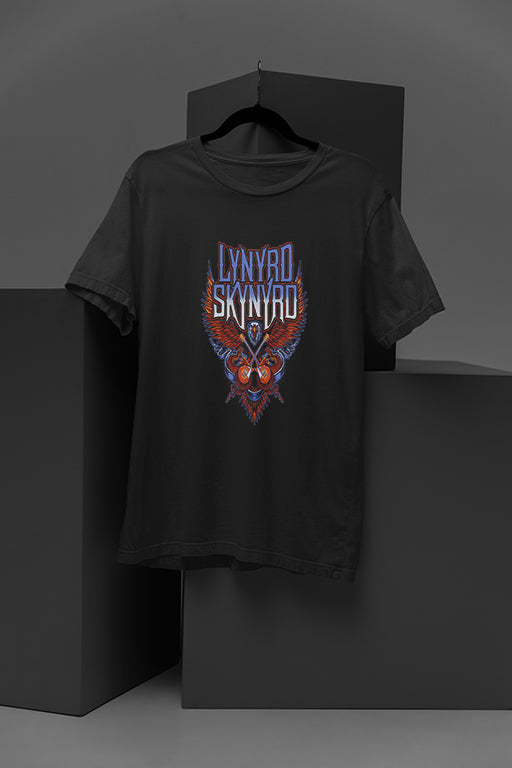 Lynyrd Skynyrd | Vintage Southern Rock Band Tee | Retro 70s Outlaw Country Shirt | Iconic Guitar Flag Design | Limited Edition Music Fan Apparel